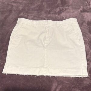GAP White Mini Skirt for Casual Night Out